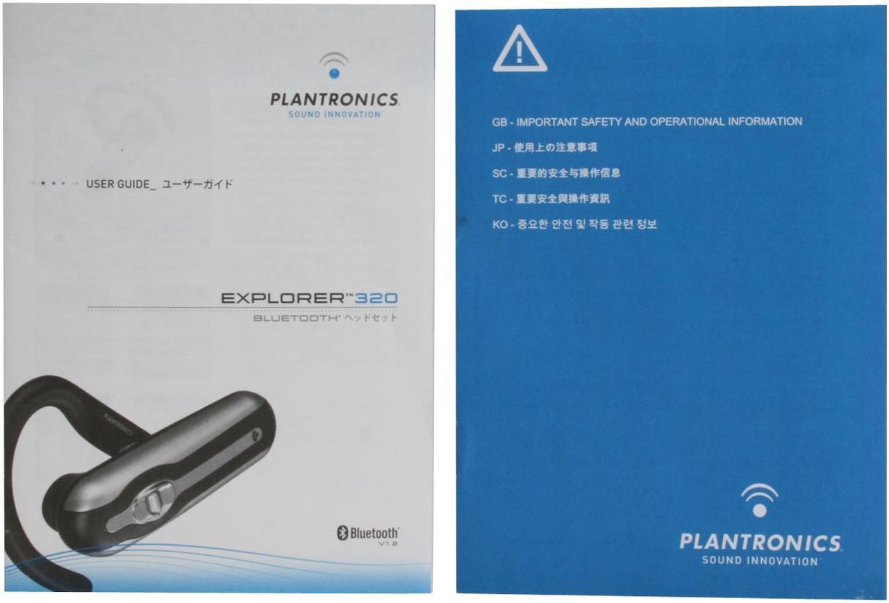 Alt view image 10 of 12 - PLANTRONICS Explorer 320 Bluetooth Headset – Japanese Package