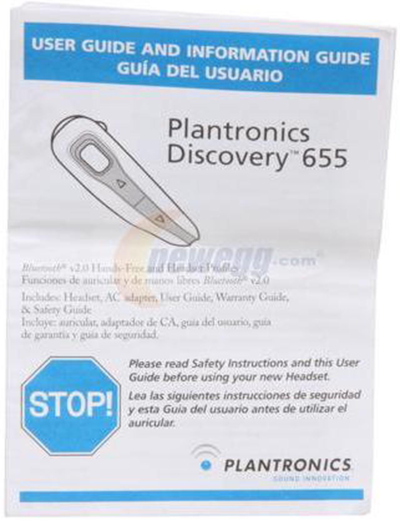 Alt view image 9 of 9 - PLANTRONICS 655 Discovery Bluetooth headset with AudioIQ Bulk - OEM