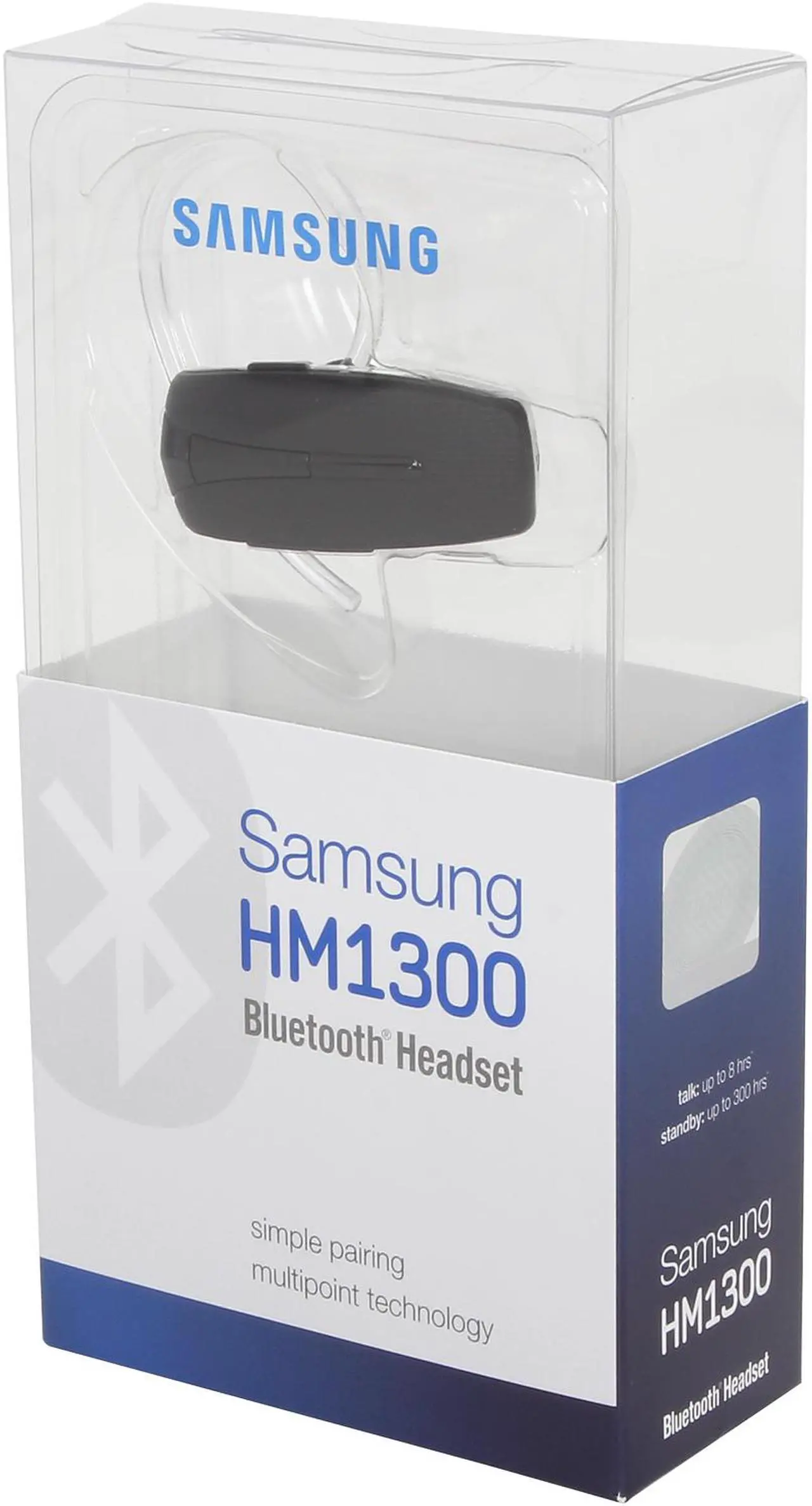 Alt view image 9 of 9 - Samsung HM1300 Handsfree Bluetooth Headset (Black)