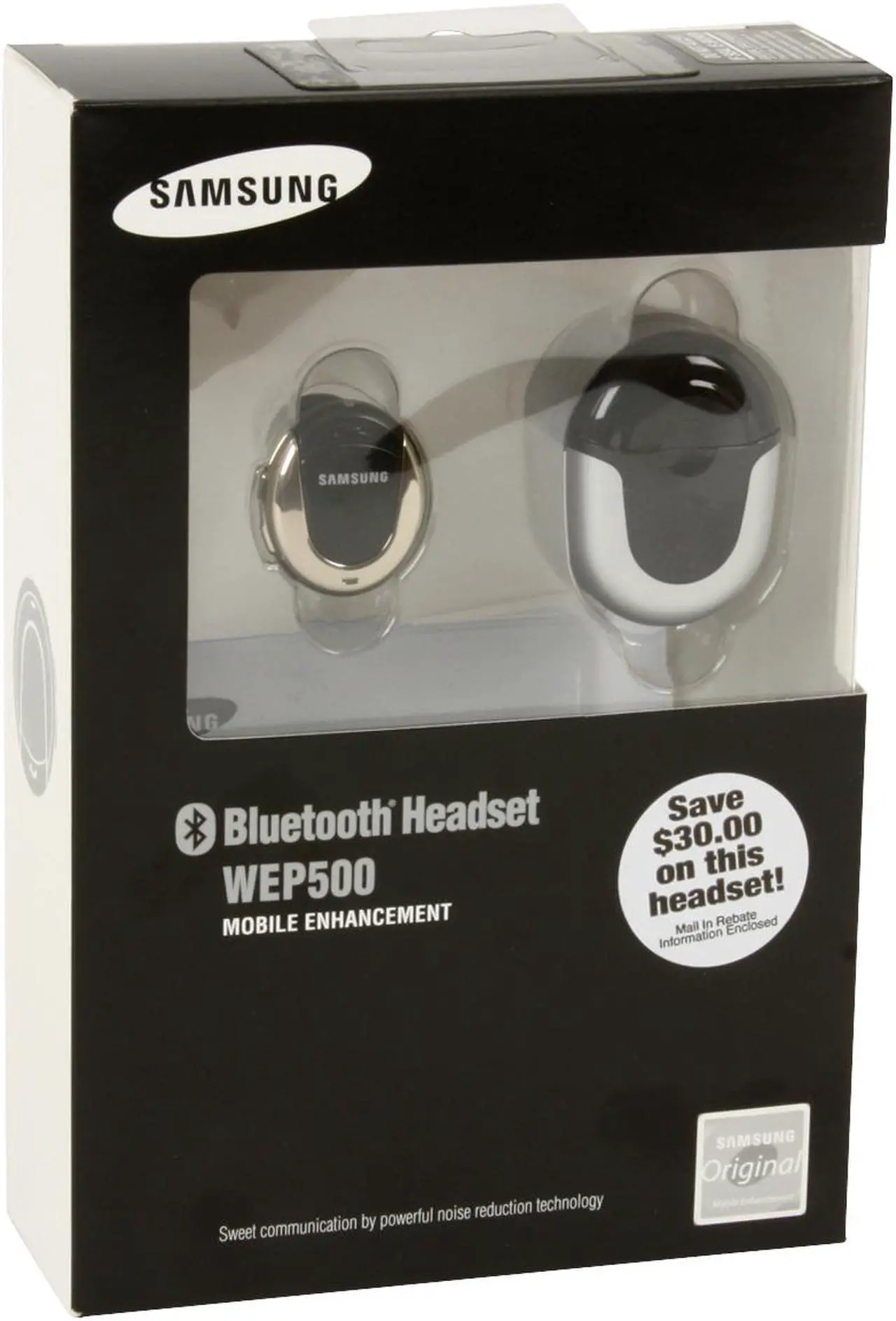 Alt view image 13 of 13 - Samsung WEP500 Bluetooth Headset - OEM
