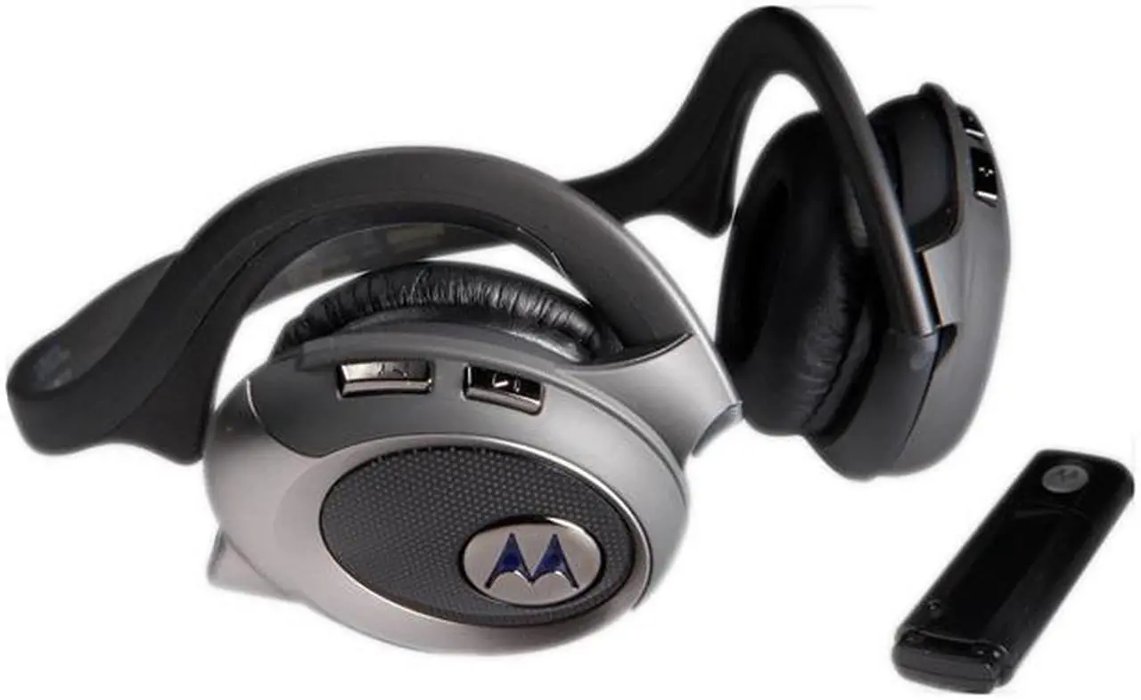 Alt view image 4 of 15 - MOTOROLA HT820 Talk & Tunes Silver Bluetooth Stereo Headphone