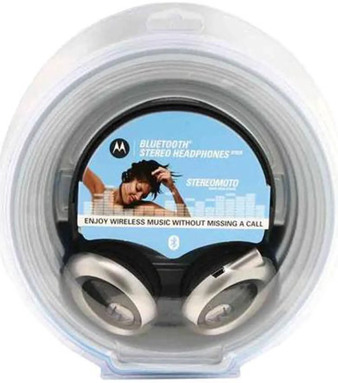 Alt view image 5 of 15 - MOTOROLA HT820 Talk & Tunes Silver Bluetooth Stereo Headphone