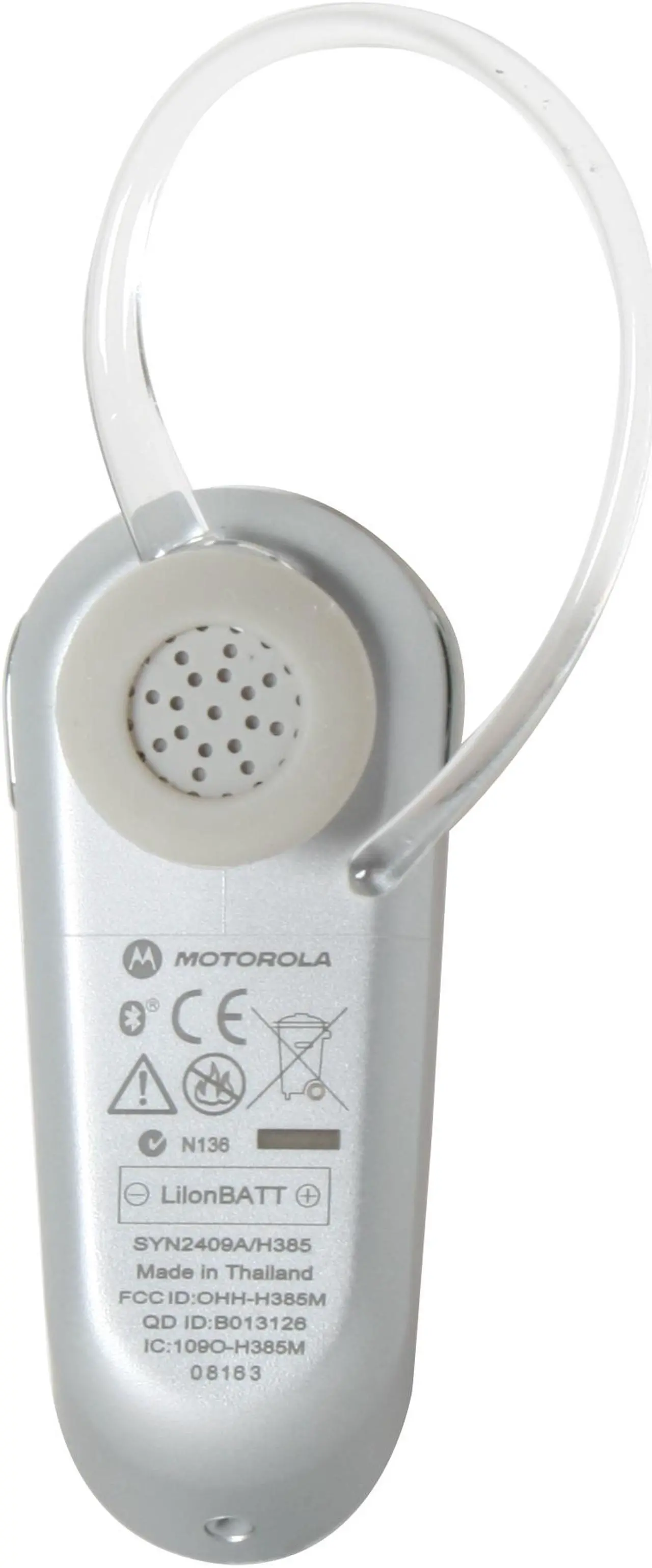 Alt view image 5 of 9 - Motorola Over the Ear Bluetooth Headset Pink (H385)