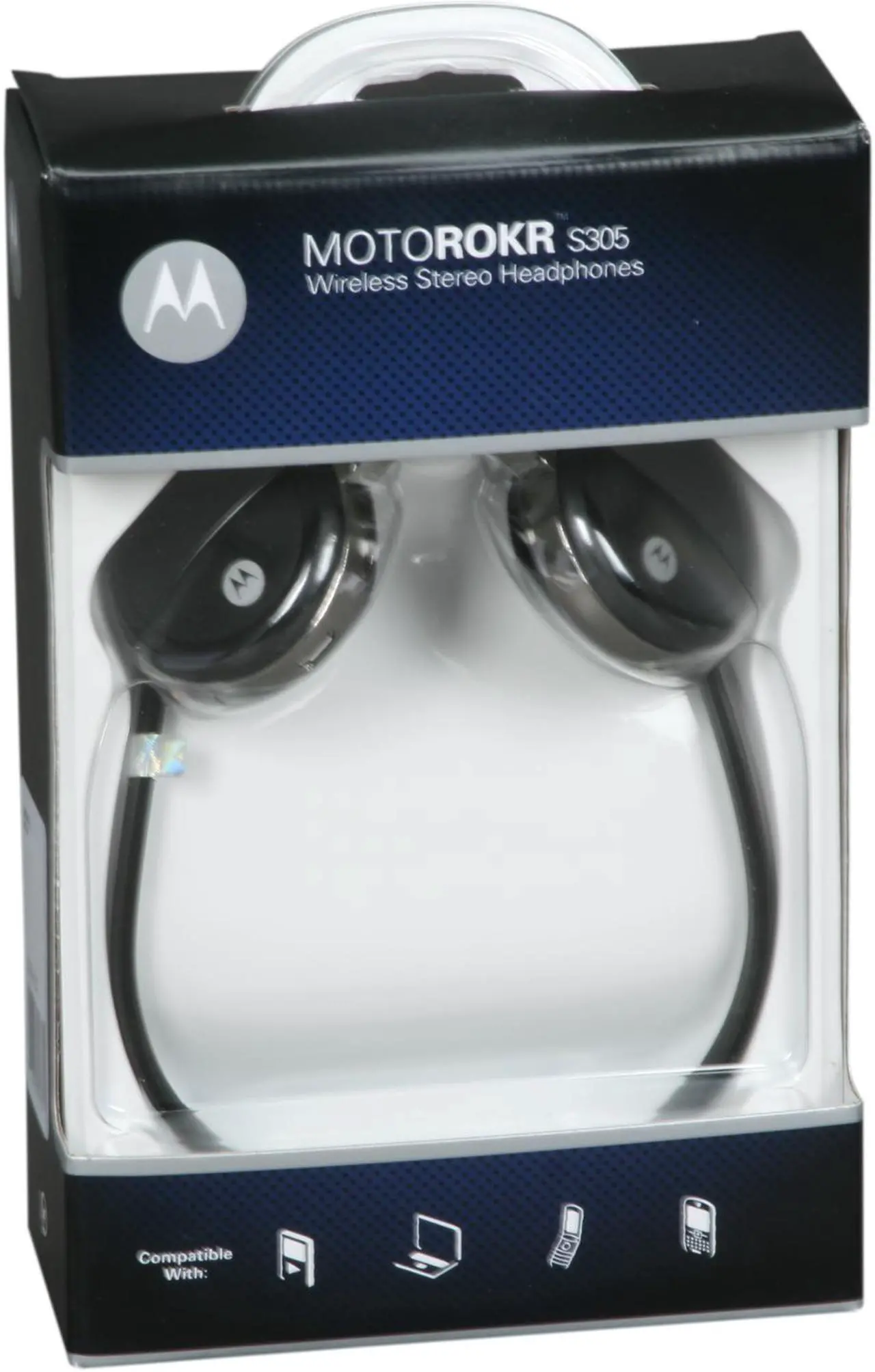 Alt view image 4 of 4 - Motorola Behind-the-Neck Bluetooth Stereo Headset Black with On Ear Music Controls (S305)