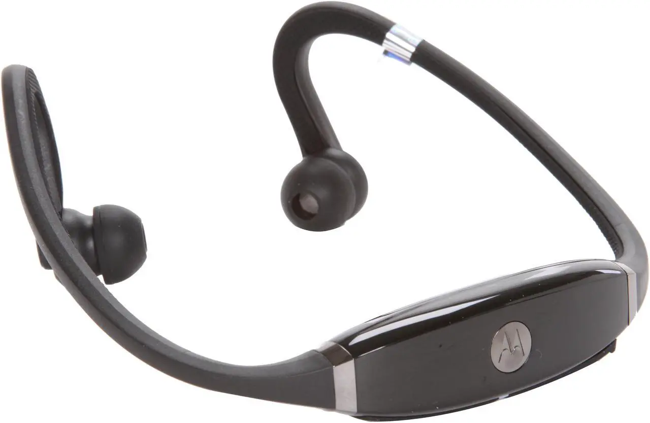Alt view image 2 of 5 - Motorola Behind the Neck Stereo Bluetooth Headphone High-Definition Audio Black (S9 HD)