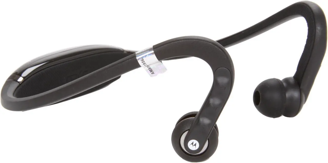 Alt view image 3 of 5 - Motorola Behind the Neck Stereo Bluetooth Headphone High-Definition Audio Black (S9 HD)