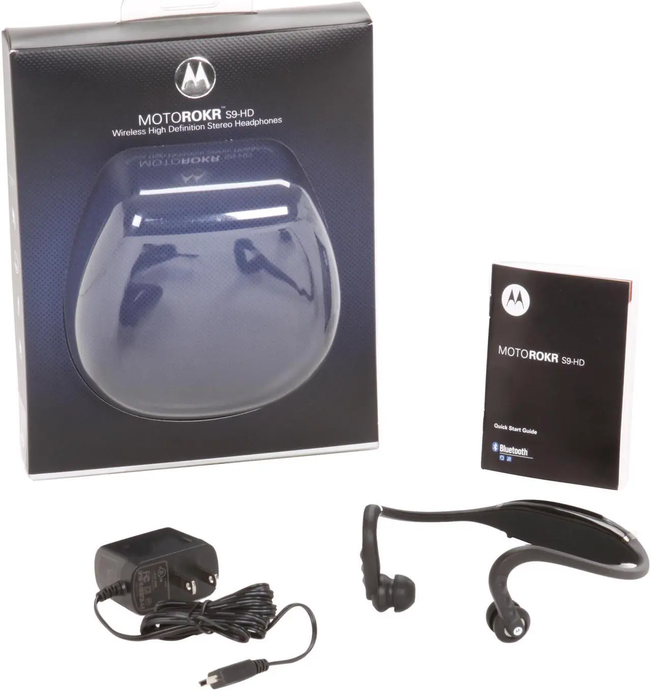 Alt view image 5 of 5 - Motorola Behind the Neck Stereo Bluetooth Headphone High-Definition Audio Black (S9 HD)