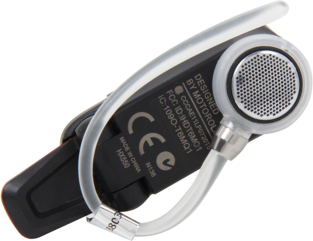 Alt view image 3 of 6 - Motorola HX550 Black Bluetooth Headset – White Box