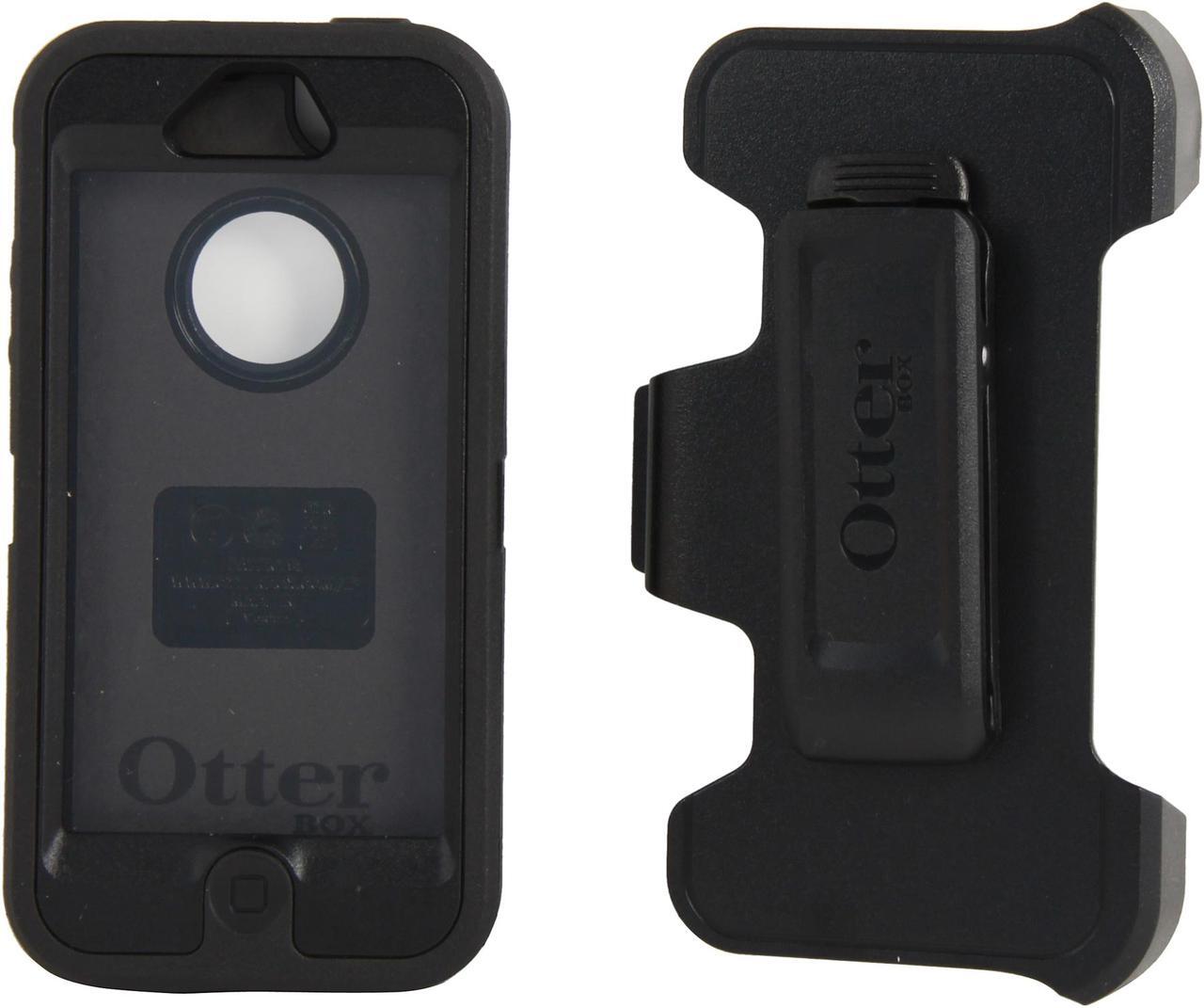 Main image of OtterBox Defender Black Solid Case For iPhone 5 / 5s 77-21908