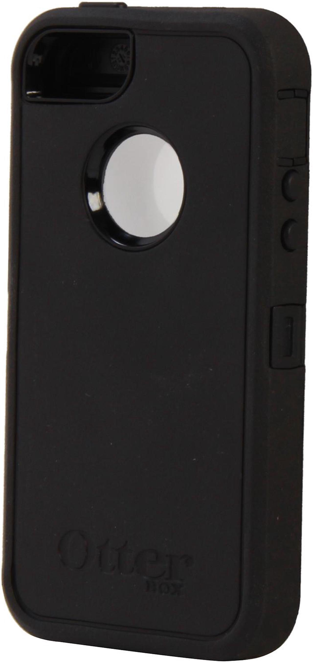 Alt view image 2 of 7 - OtterBox Defender Black Solid Case For iPhone 5 / 5s 77-21908