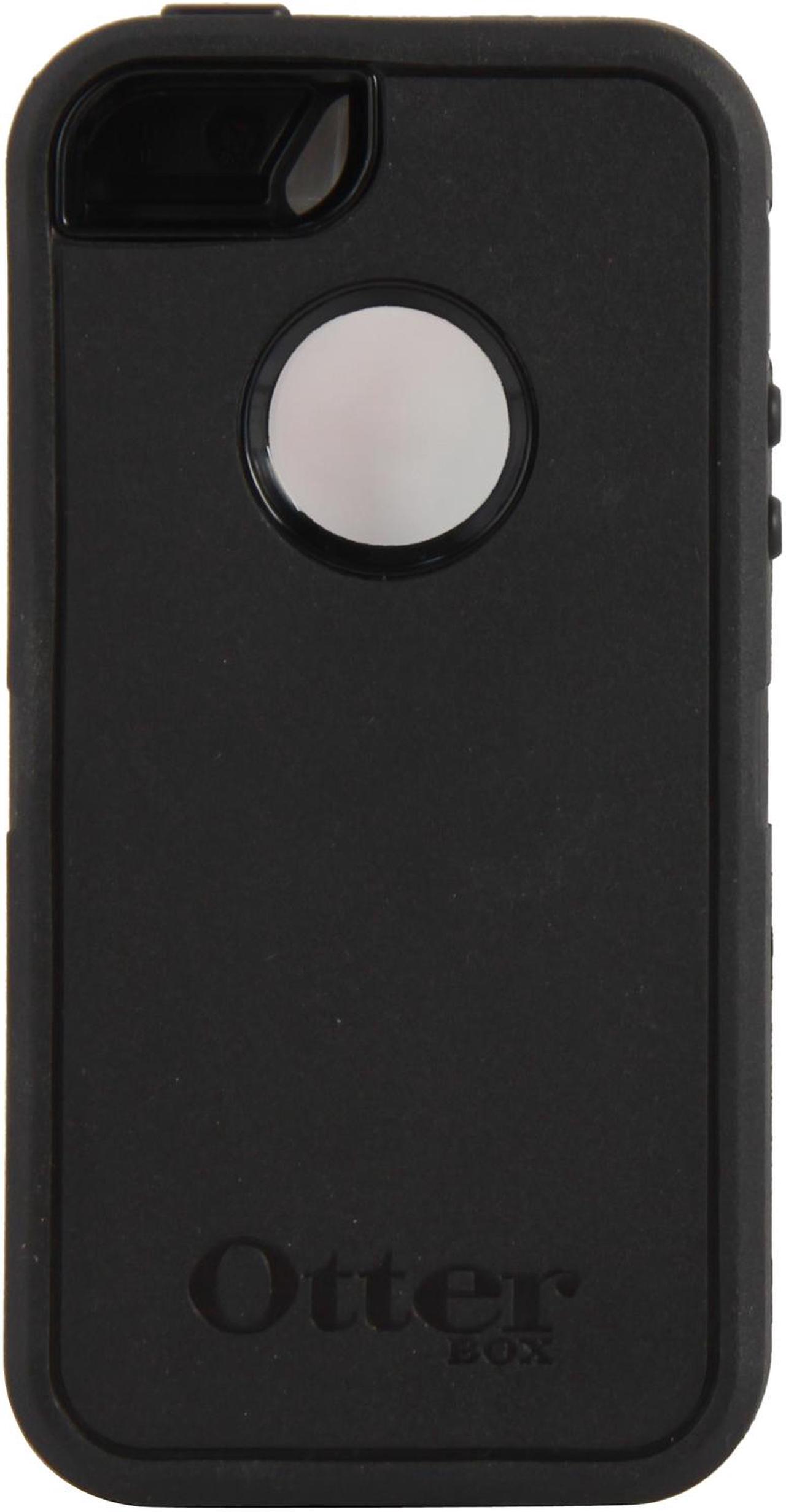 Alt view image 4 of 7 - OtterBox Defender Black Solid Case For iPhone 5 / 5s 77-21908