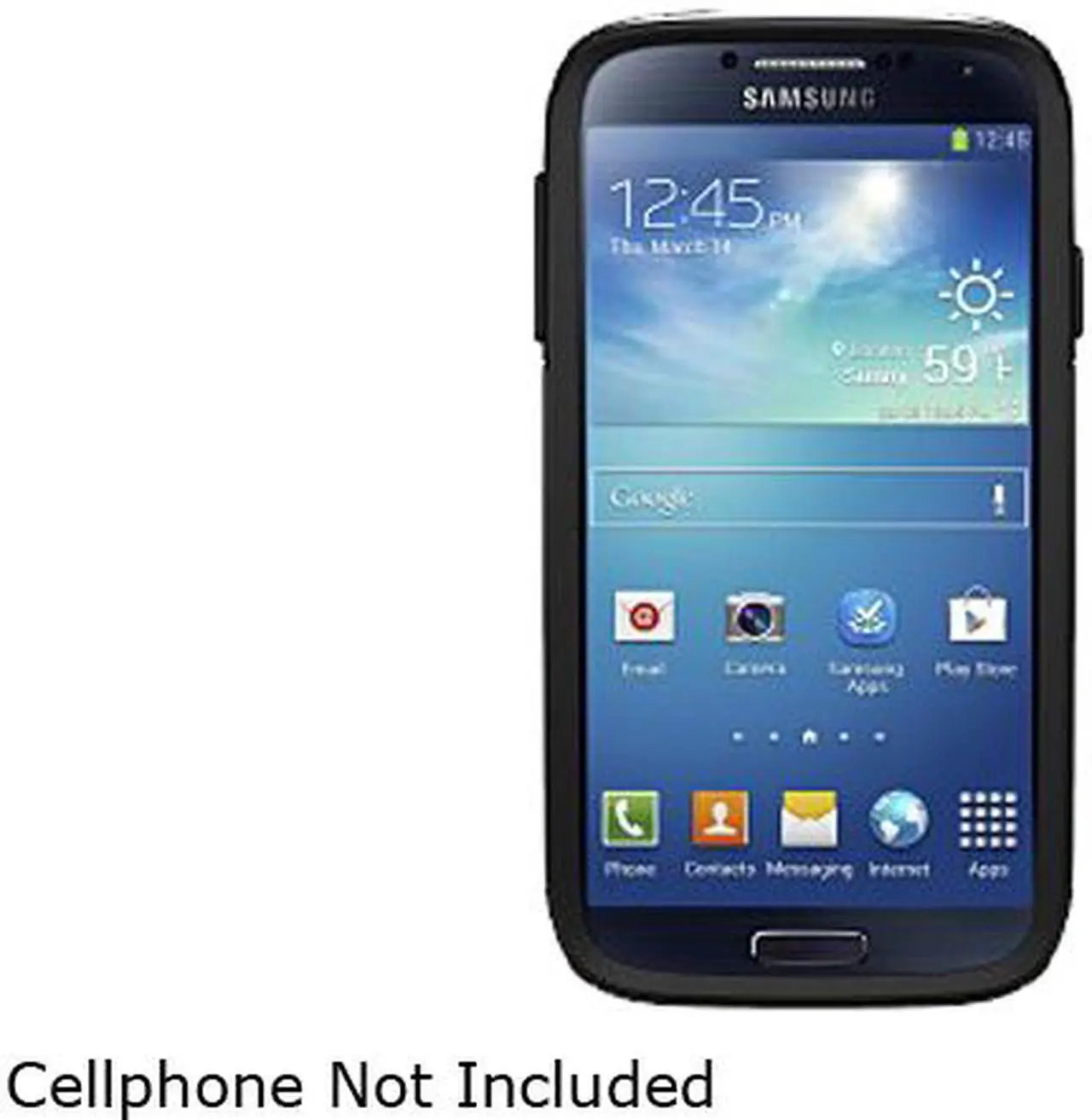 Main image of OtterBox Commuter Black Solid Case for Samsung Galaxy S4 77-27604