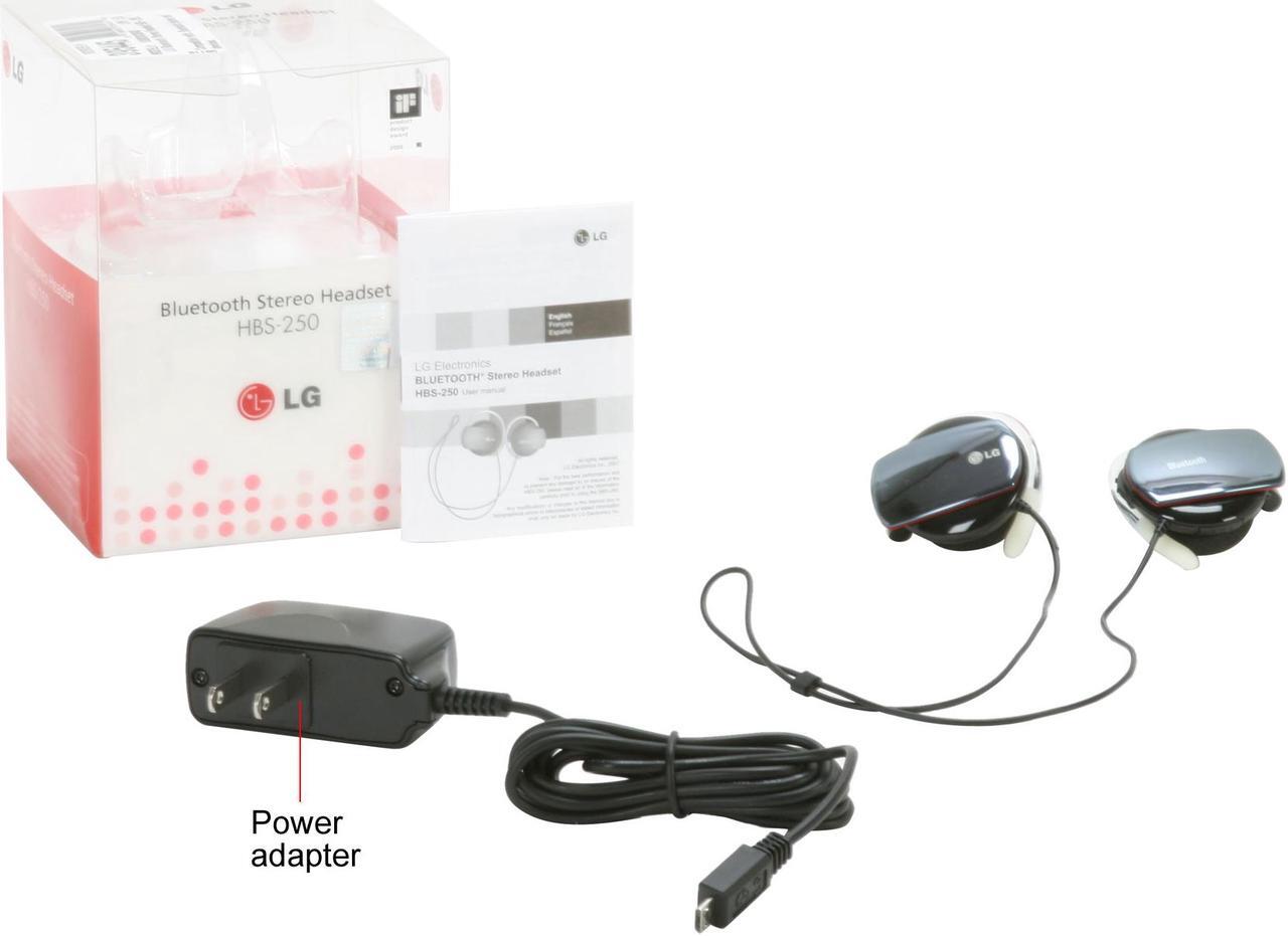 Alt view image 4 of 4 - LG Over-The-Ear Bluetooth Stereo Black (HBS-250)