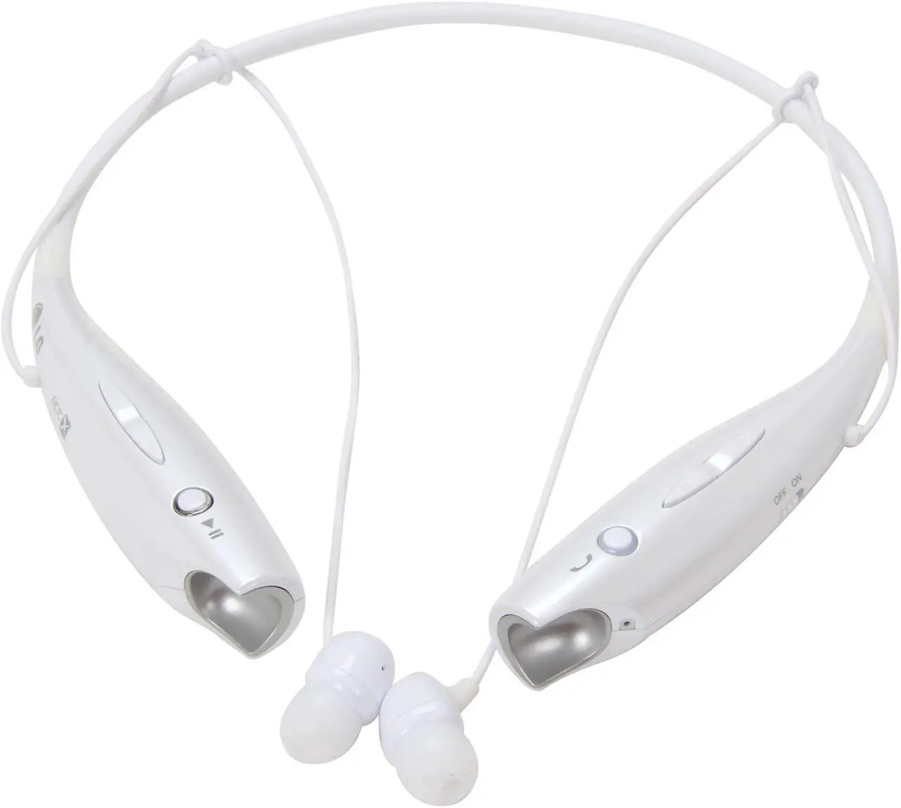 Alt view image 4 of 6 - LG HBS-730 White TONE+ Wireless Bluetooth Stereo Headset