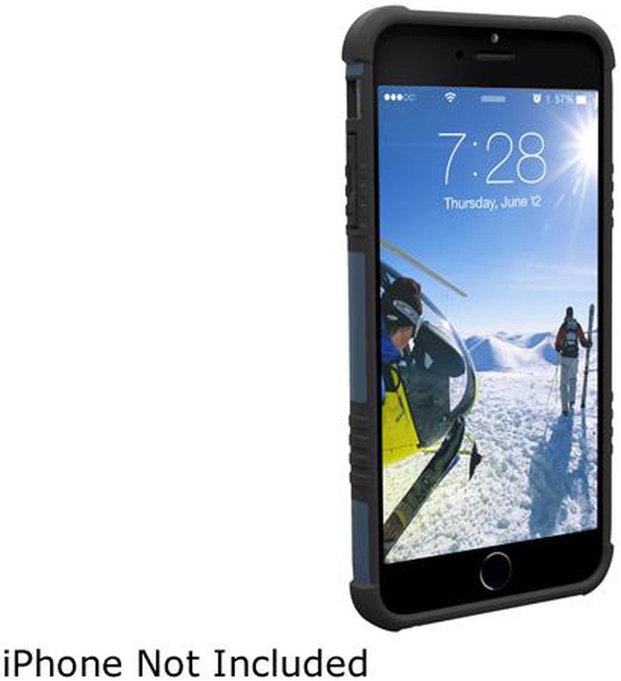 Alt view image 4 of 4 - UAG iPhone 6 Plus / iPhone 6s Plus Feather-Light Rugged [SLATE] Military Drop Tested Phone Case