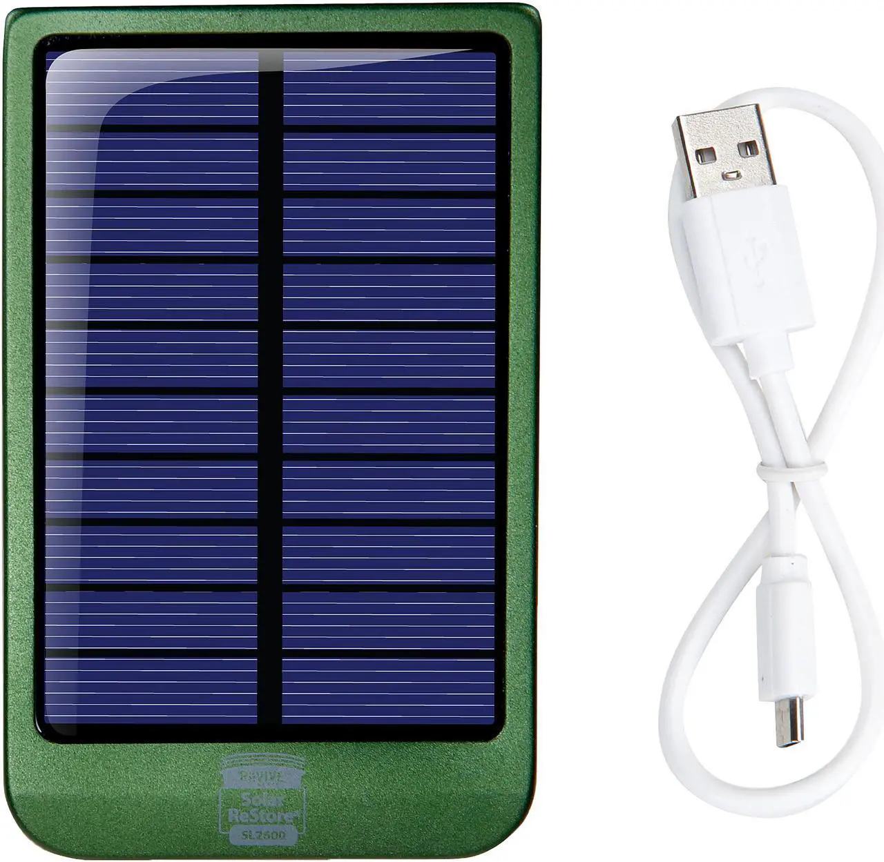 Alt view image 4 of 5 - ReVIVE Solar ReStore SL2600 CHSRSL2100GREW 2600mAh USB Solar Powered Battery Charger - Green