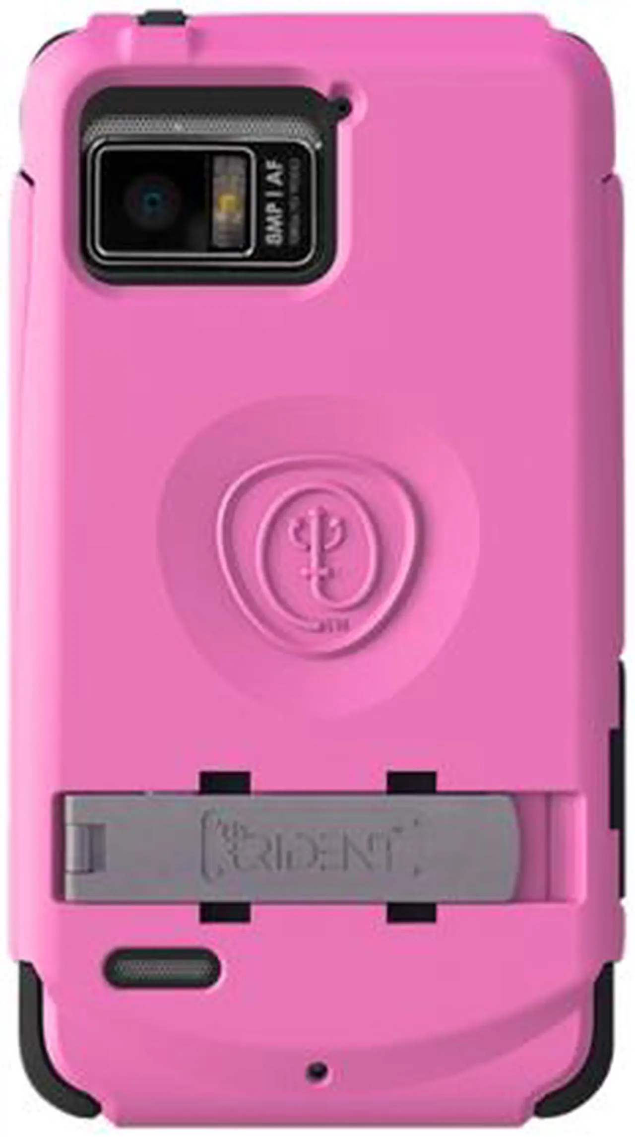 Alt view image 4 of 6 - Trident Kraken A.M.S. Pink Case for Motorola DROID BIONIC KKN2-BIO-PK
