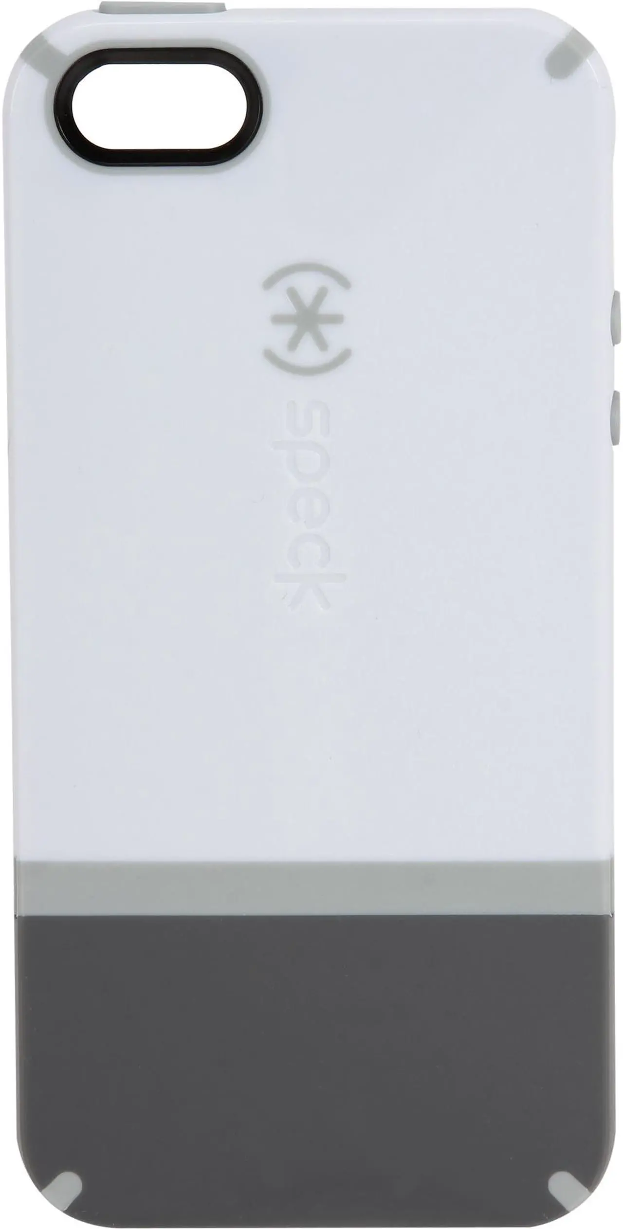 Main image of Speck Products CandyShell Flip White/Graphite/Pebble Rubberized Hard Case for iPhone 5 / 5S SPK-A1818