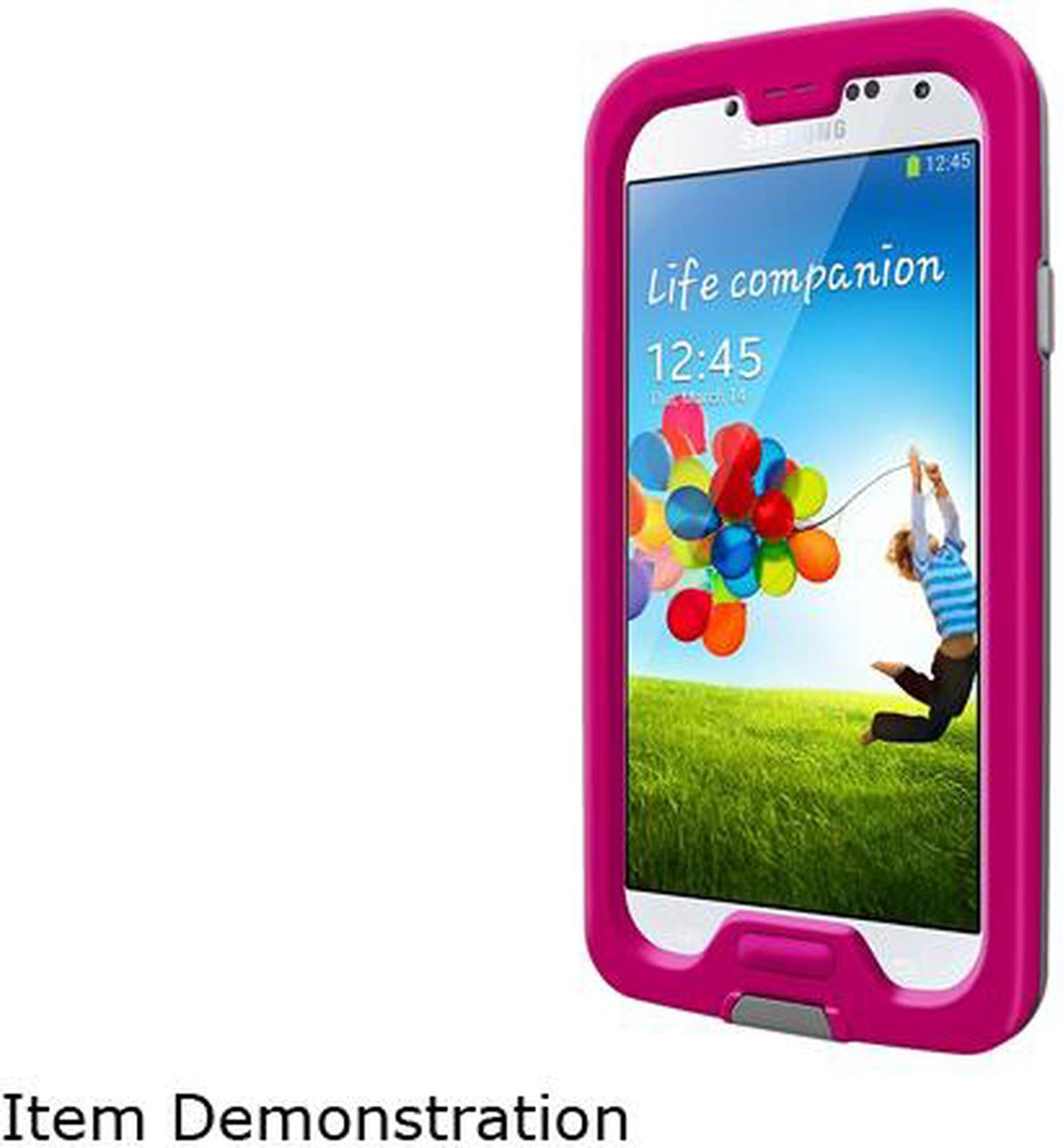 LifeProof NUUD Magenta/Gray/Clear Case for Galaxy S4 1801-03