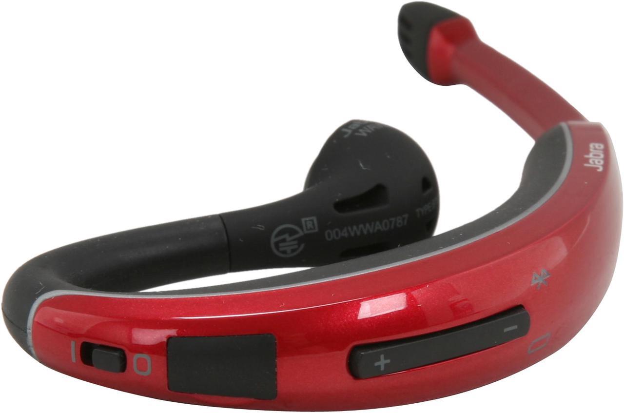 Alt view image 4 of 5 - Jabra WAVE Red Bluetooth Headset Bulk Package - OEM