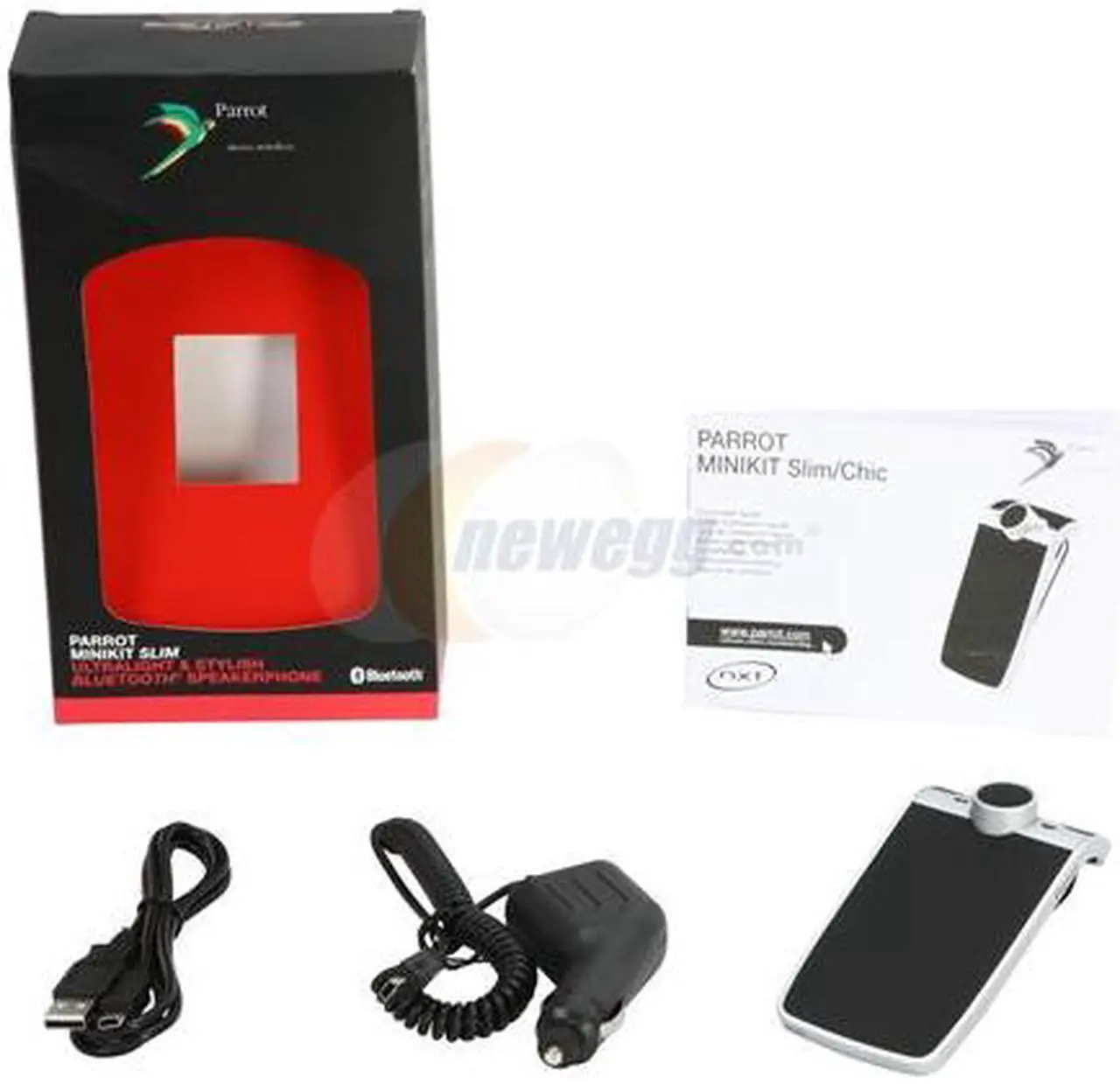 Alt view image 6 of 6 - Parrot Handsfree Visor Mount Bluetooth Speaker / Car Kit Black (MINIKIT SLIM)