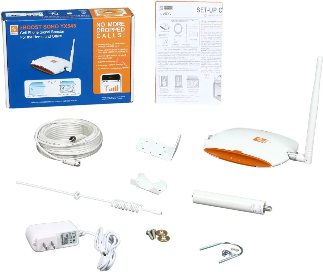 Alt view image 5 of 5 - zBoost SOHO Dual Band Cell Phone Signal Booster for Home and Office (ZB545)