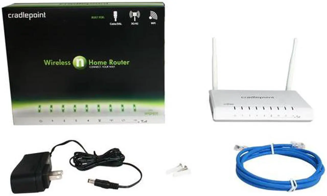 Alt view image 6 of 6 - Cradlepoint Wireless 3G/4G N Router (MBR90)