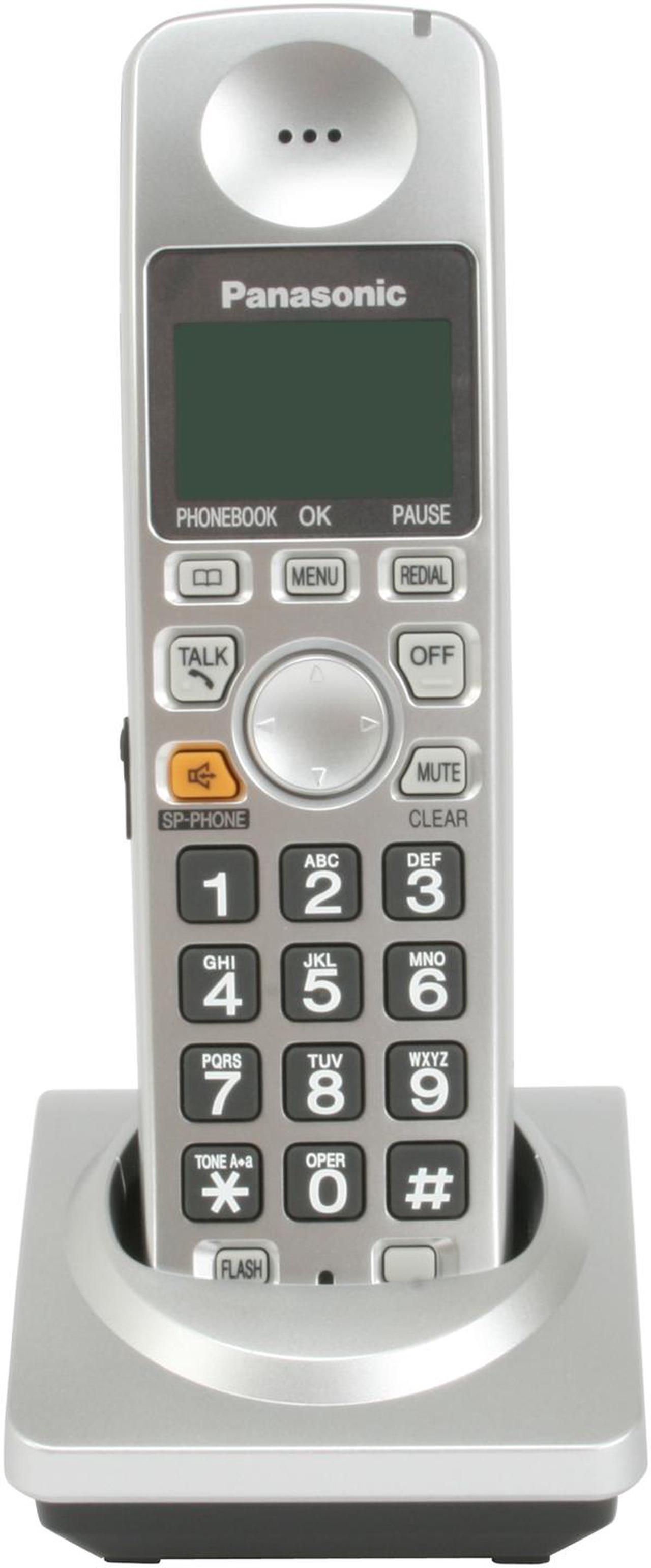 Alt view image 7 of 13 - Panasonic KX-TG1032S 1.9 GHz DECT 6.0 2X Handsets Cordless Phone Integrated Answering Machine