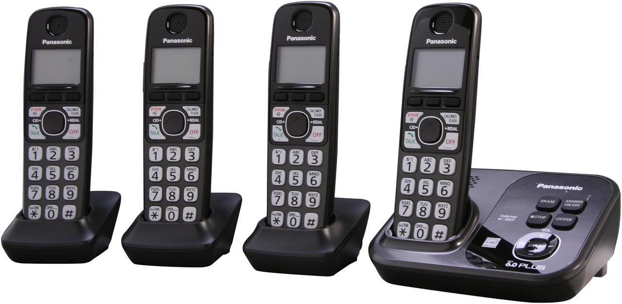 Main image of Panasonic KX-TG4734B DECT 6.0 Digital Answering System