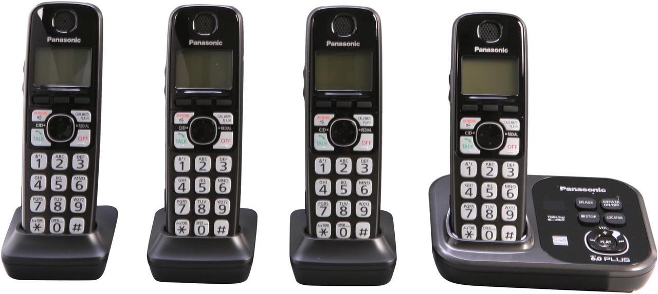 Alt view image 2 of 9 - Panasonic KX-TG4734B DECT 6.0 Digital Answering System