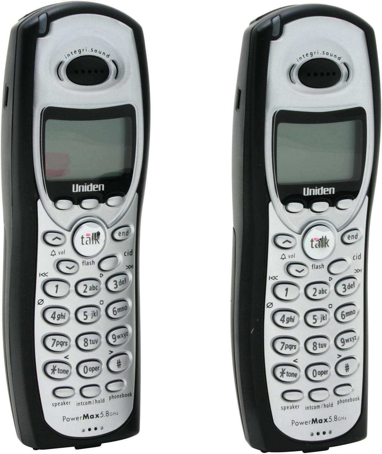 Alt view image 5 of 7 - Uniden TRU8885-2 5.8 GHz Digital 2X Handsets Cordless Phone Integrated Answering Machine