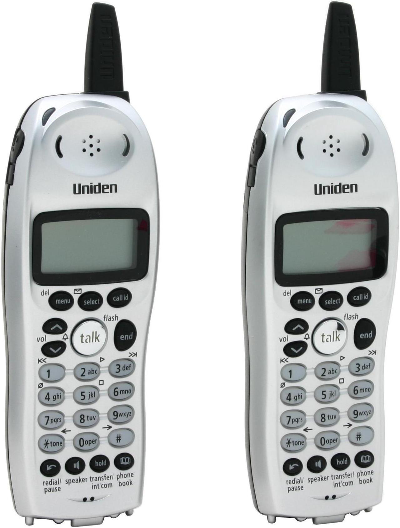 Alt view image 5 of 7 - Uniden DCT648-2 2.4 GHz Digital 2X Handsets Cordless Phone Integrated Answering Machine