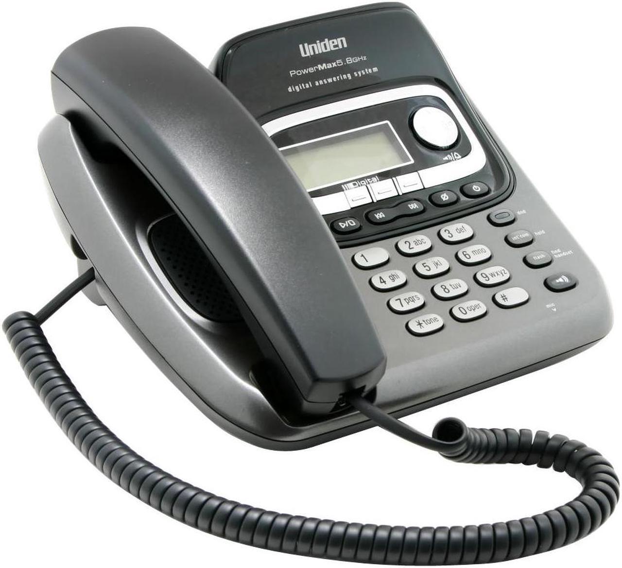 Alt view image 2 of 11 - Uniden TRU9488 5.8 GHz Digital 1X Handsets Cordless Phone