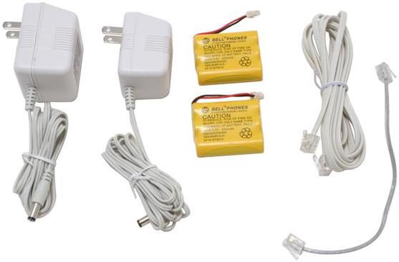 Alt view image 4 of 5 - Bell Phones by Northwestern Bell Phones 36028-1 2.4 GHz 2X Handsets Cordless Phone Integrated Answering Machine