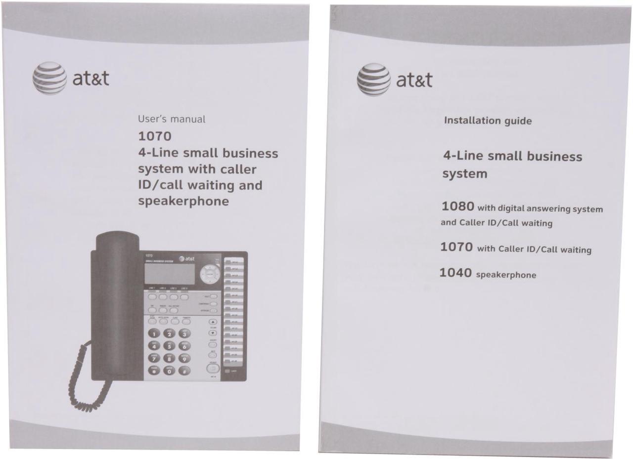 Alt view image 9 of 10 - AT&T 1070 4-line Operation Corded 4-line telephone with base speakerphone, caller ID/call waiting