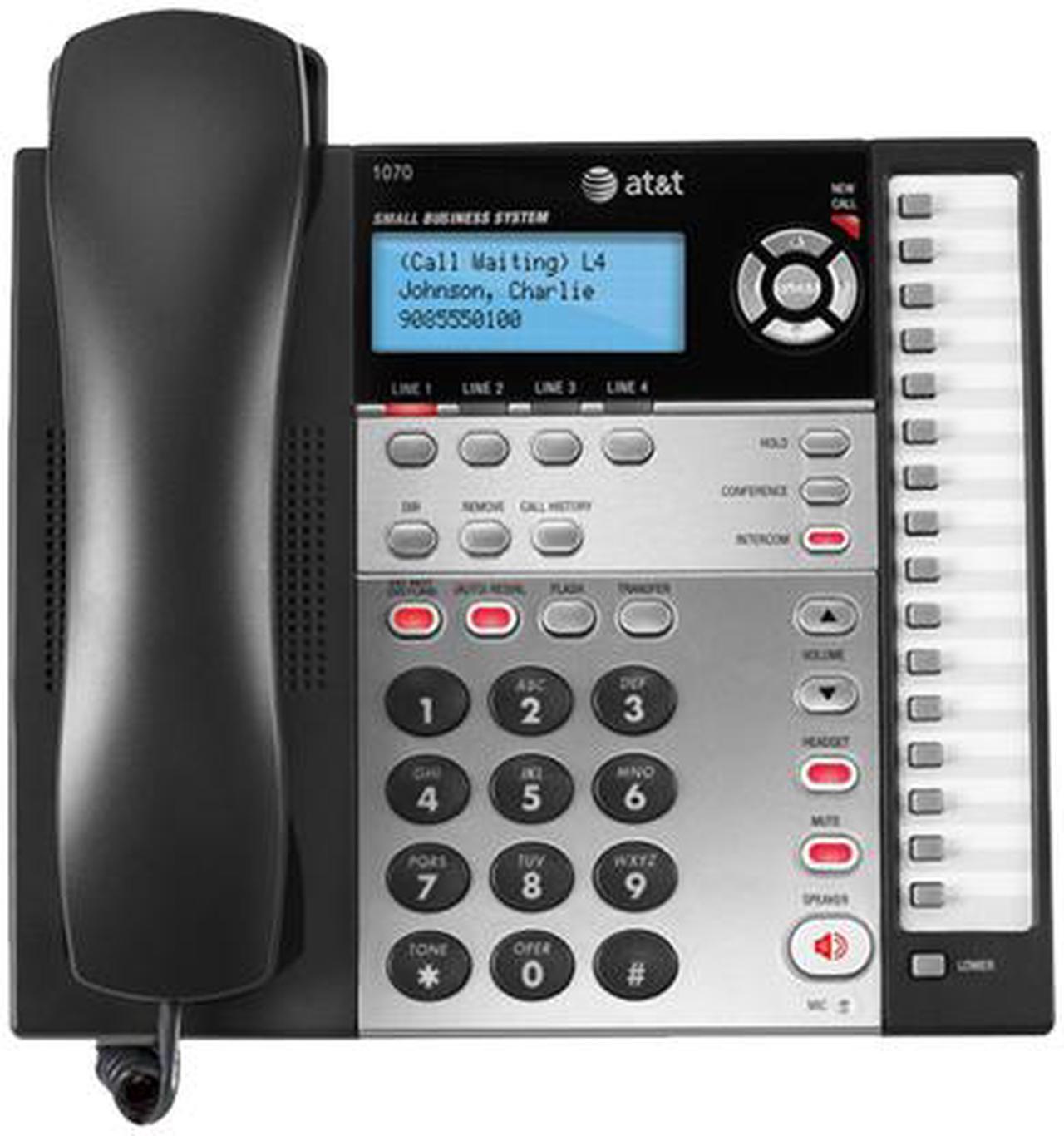 Main image of AT&T 1070 4-line Operation Corded 4-line telephone with base speakerphone, caller ID/call waiting
