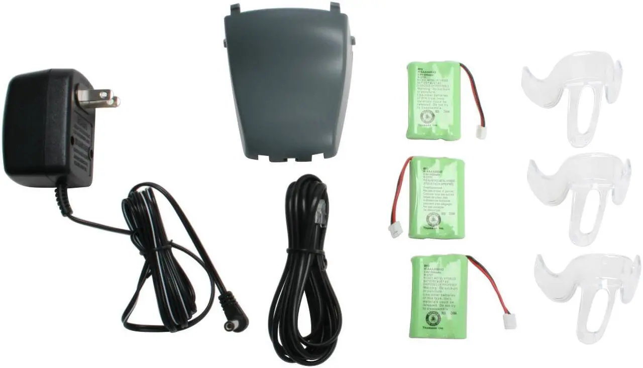 Alt view image 9 of 11 - GE 28112EE3-A 1.9 GHz Digital DECT 6.0 3X Handsets Cordless Phone Integrated Answering Machine
