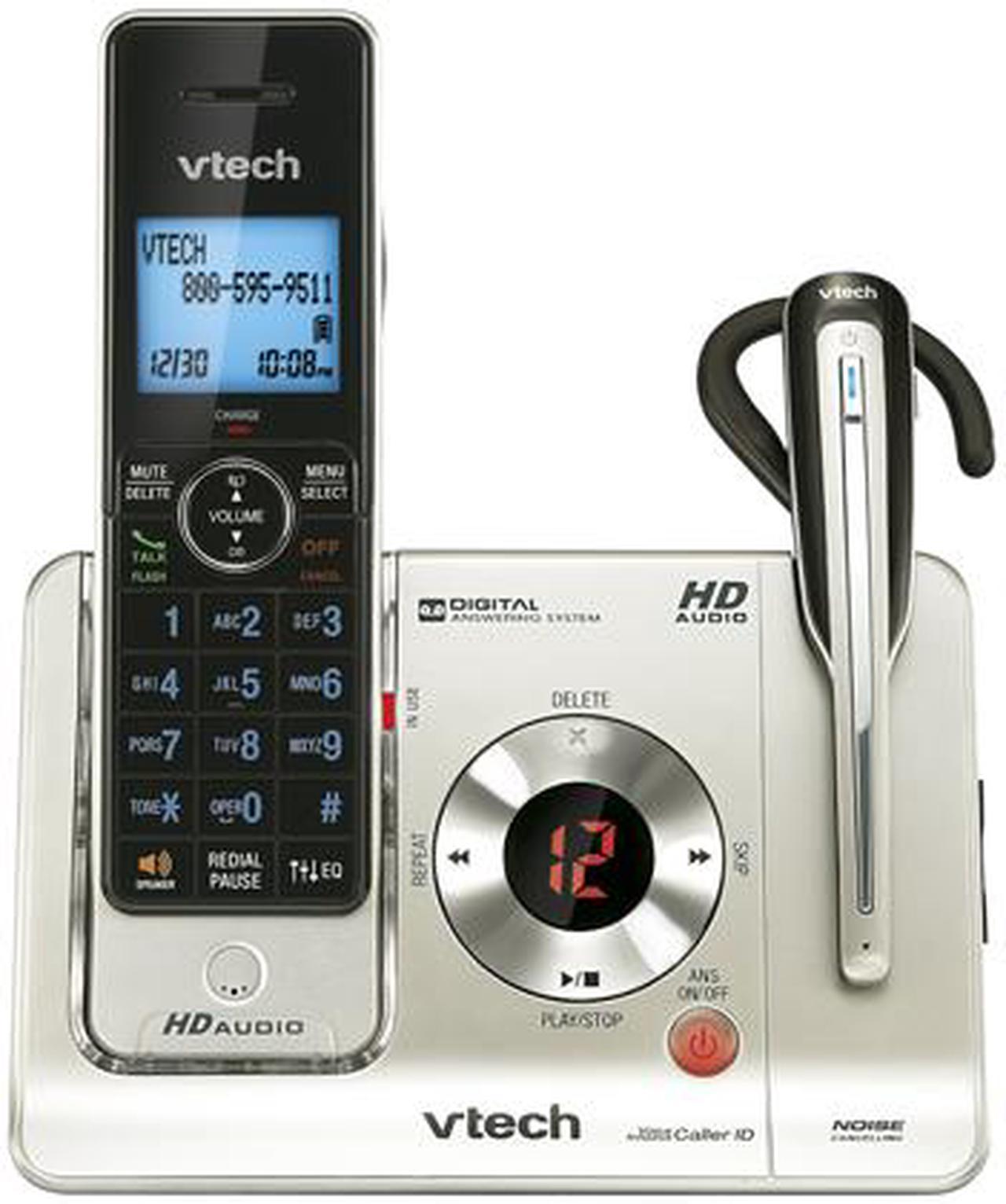 Vtech LS6475-2 1.9 GHz Digital DECT 6.0 1X Handsets Cordless Phones Integrated Answering Machine