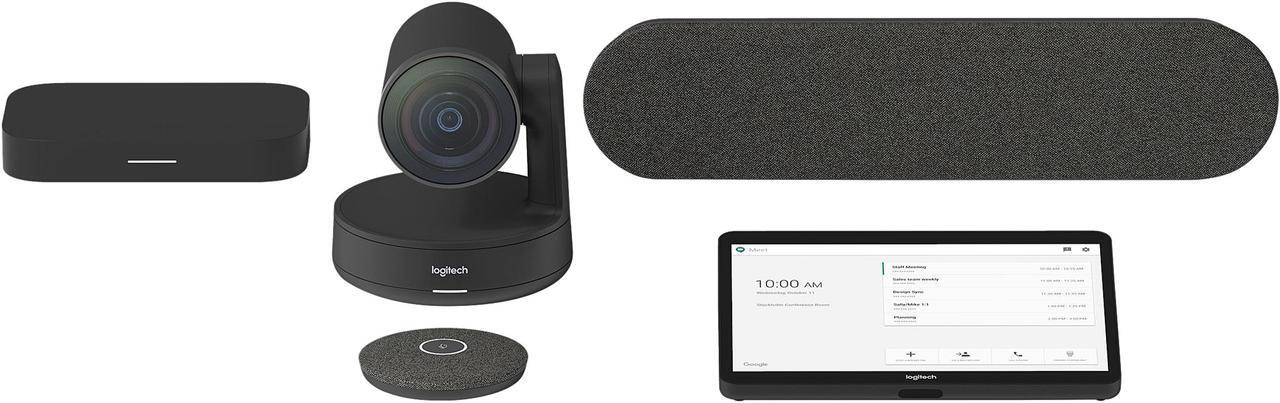 Main image of Logitech TAPRALGGLCTL Medium Google Meet Rooms with Tap + Rally System + Google Meet Compute (Core i7, 4GB RAM, 128GB SSD)