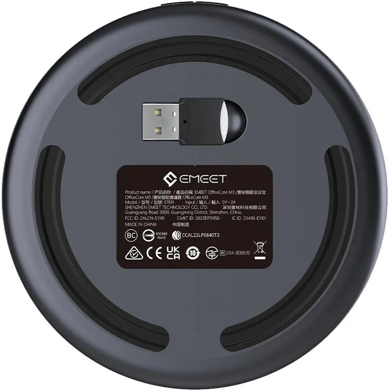 Alt view image 5 of 6 - eMeet OfficeCore M3 Speakerphone  EMM3BB-LD