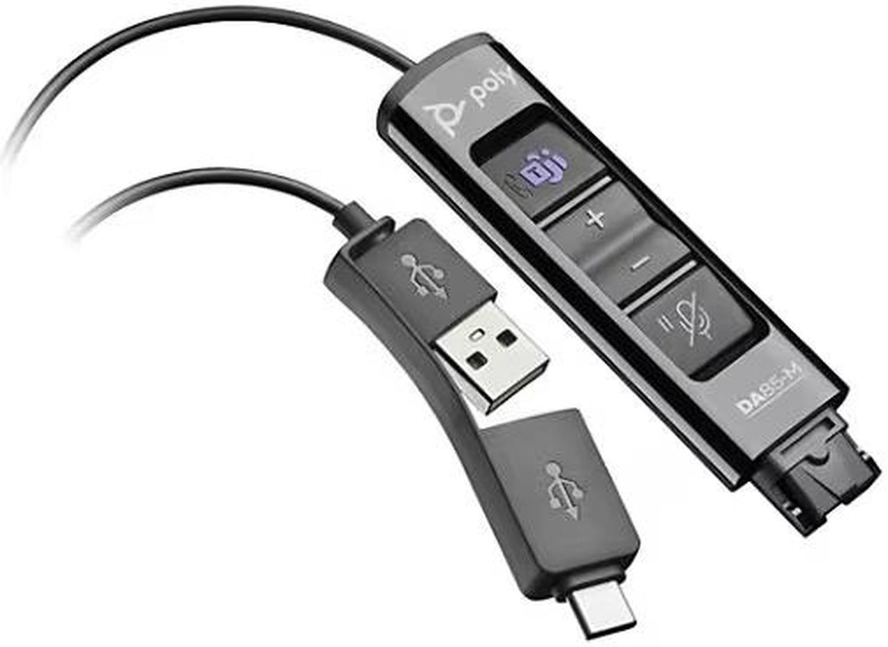 Main image of HP Poly DA85-M  USB to QD Adapter  786C8AA