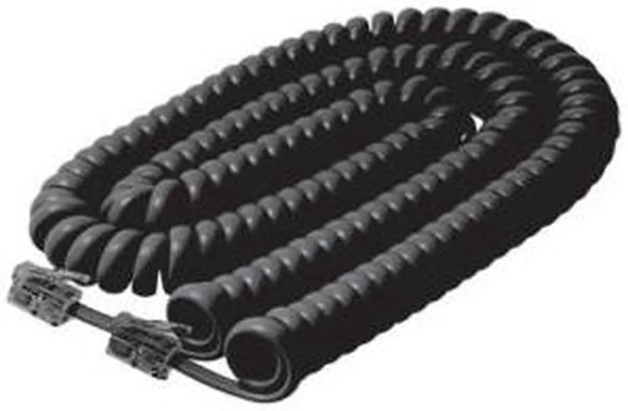 Main image of Steren 302-025BK 25 ft. Coiled Handset Cord