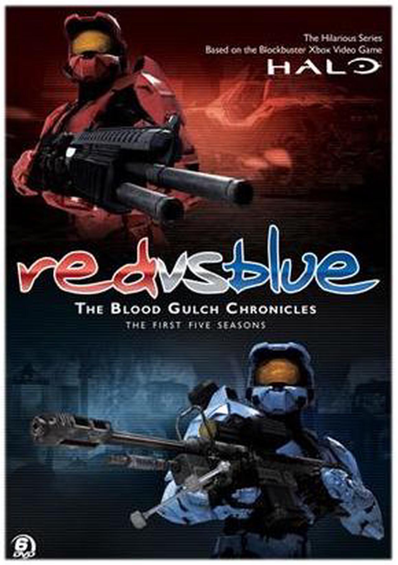 Main image of Red Vs. Blue: The Blood Gulch Chronicles The Complete Series(DVD / 6 DISK) Burnie Burns, Jason SaldaÃ±a, Gustavo Sorola, Geoff Fink, Joel Heyman