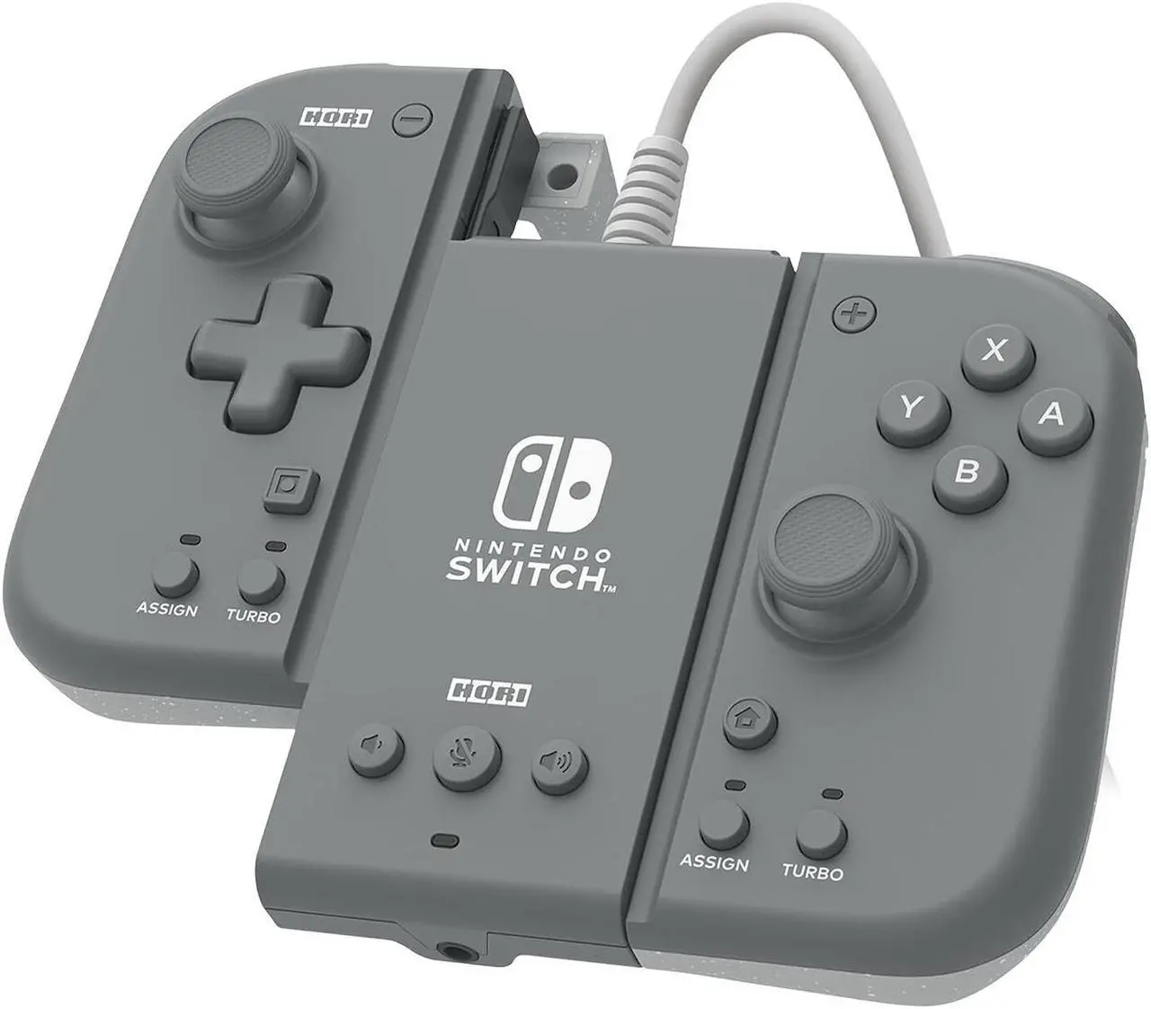 Alt view image 2 of 4 - HORI Nintendo Switch Split Pad Compact Attachment Set - Slate Gray