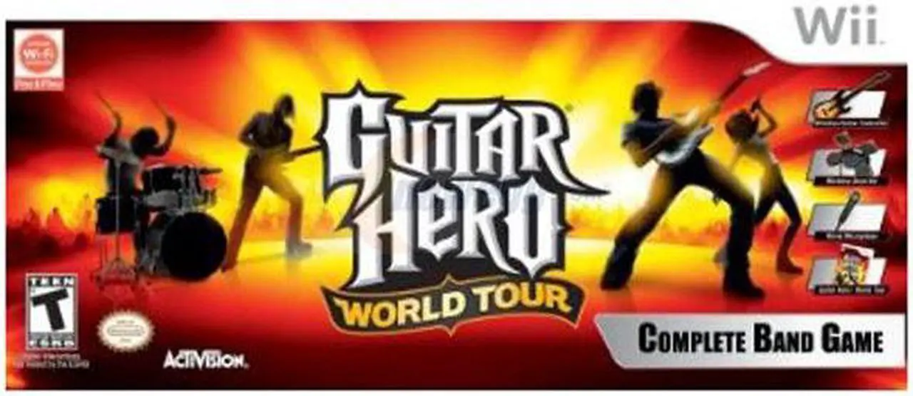 Main image of Guitar Hero World Tour Band Kit Wii Game