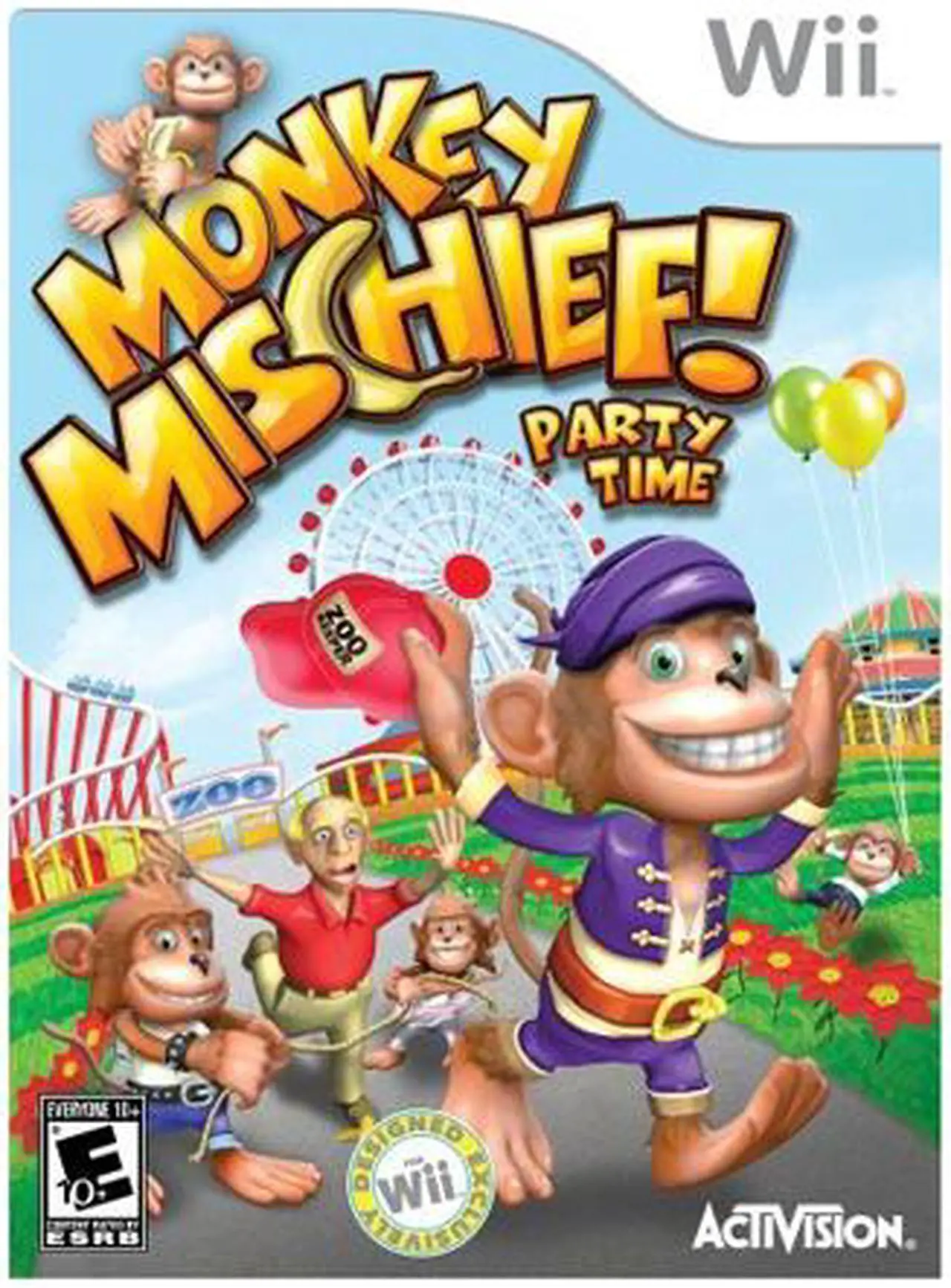 Main image of Monkey Mischief! Party Time Wii Game