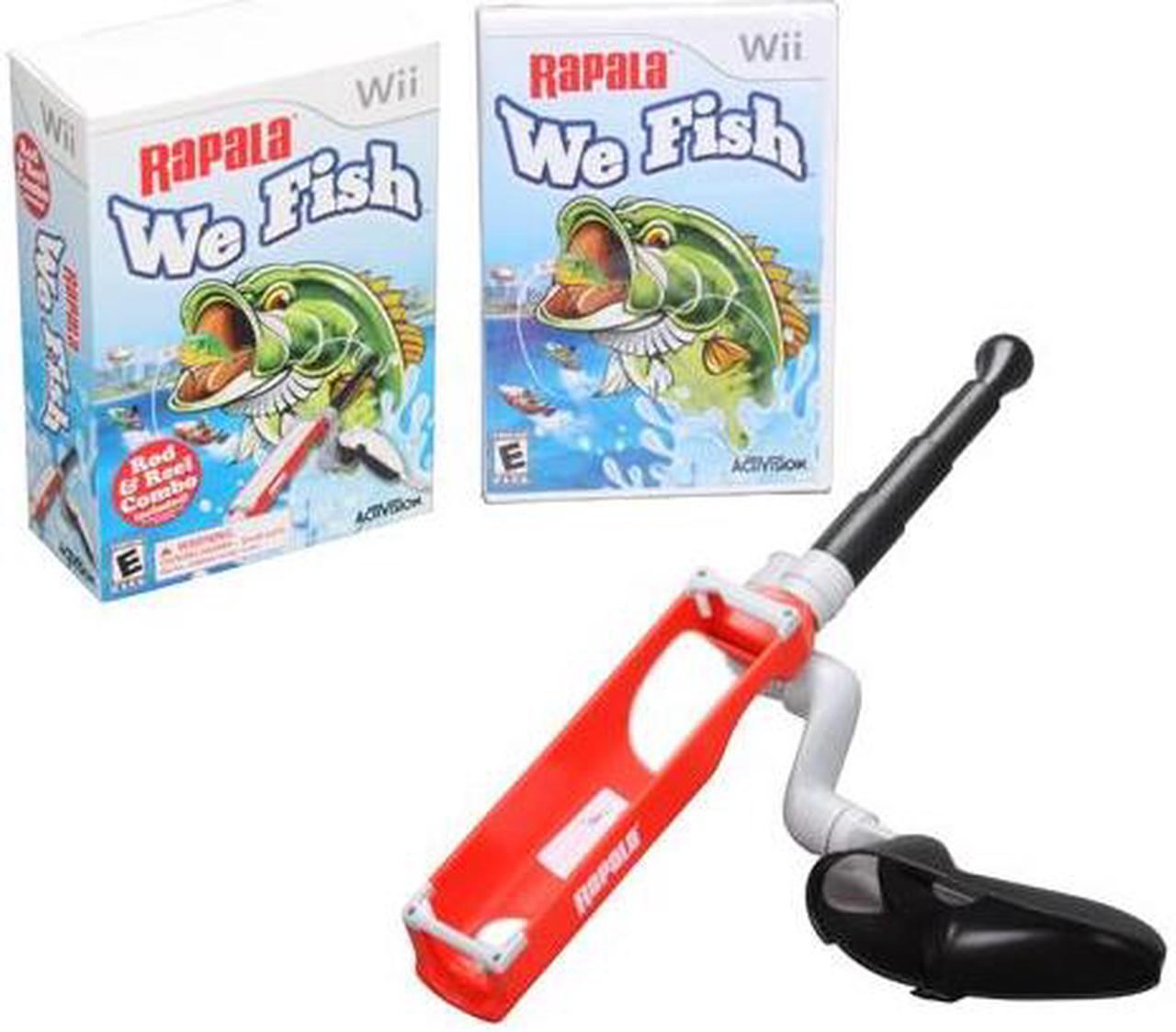 Alt view image 4 of 5 - Rapala: We Fish Bundle w/Fishing Rod Wii Game