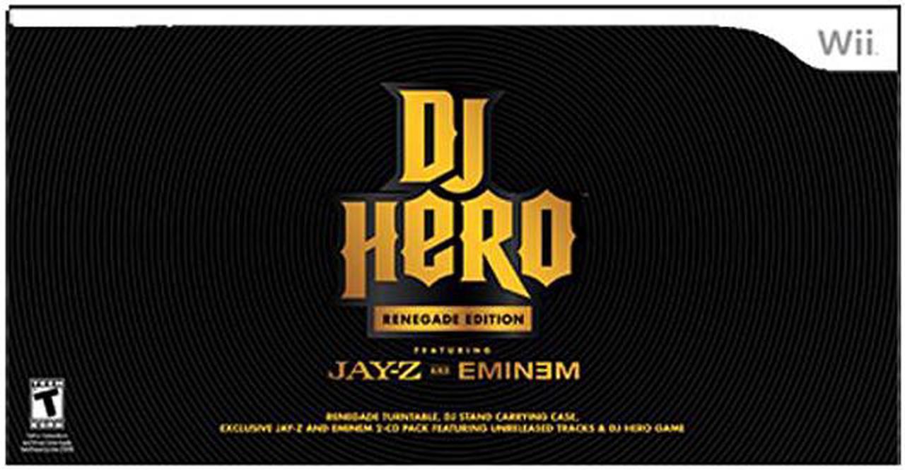 Alt view image 4 of 7 - DJ Hero Renegade Edition Wii Game
