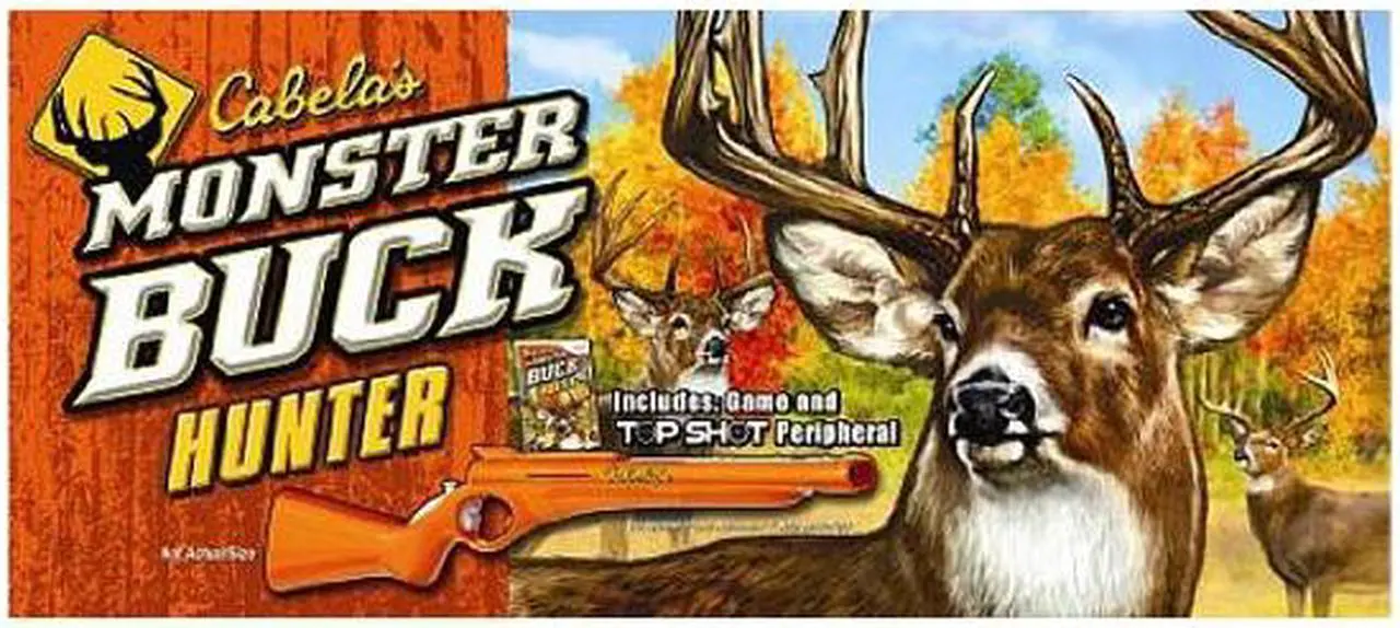 Main image of Cabela's Monster Buck Hunter w/Gun Wii Game