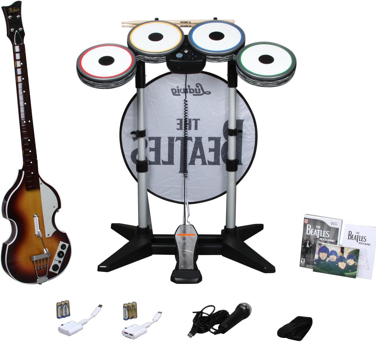Alt view image 7 of 8 - Beatles: Rock Band Special Edition Bundle Wii Game